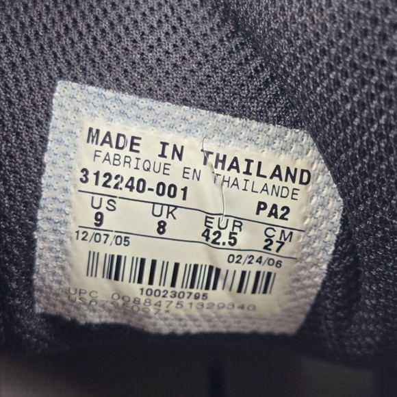 NIKE Golf Shoes 312240-001 Black Gray SP-3 Athletic Lace Up Mens Size 9 - Picture 10 of 10